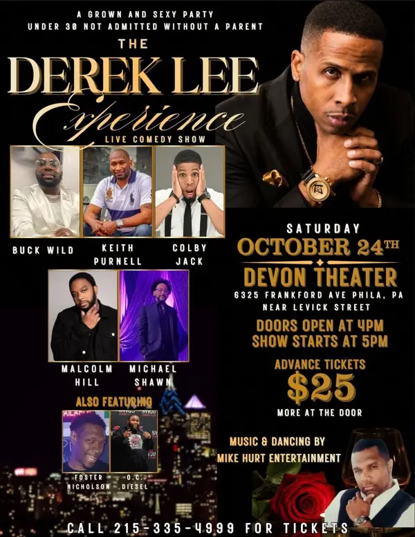 The Derek Lee Experience flyer